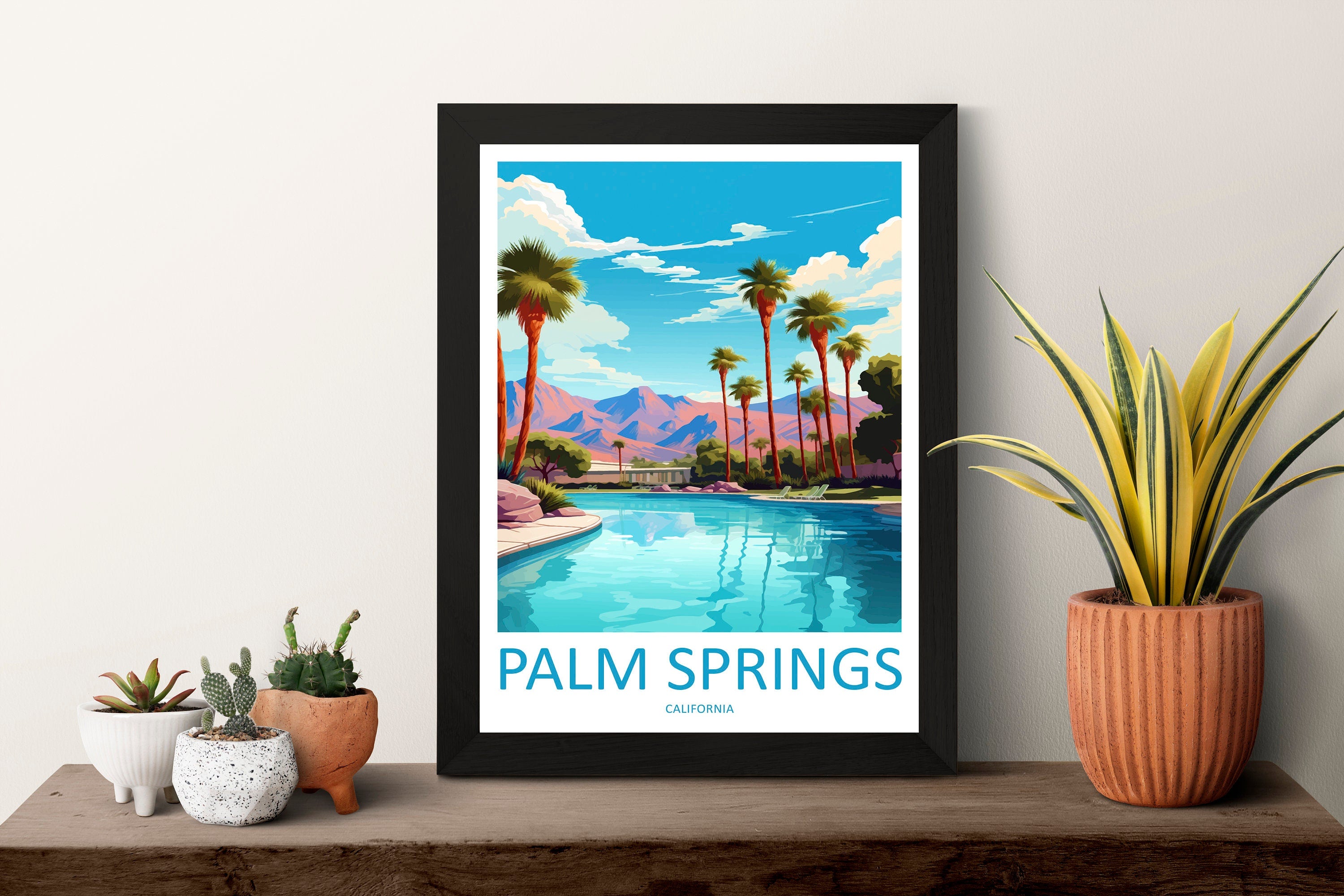 Palm Springs Travel Print