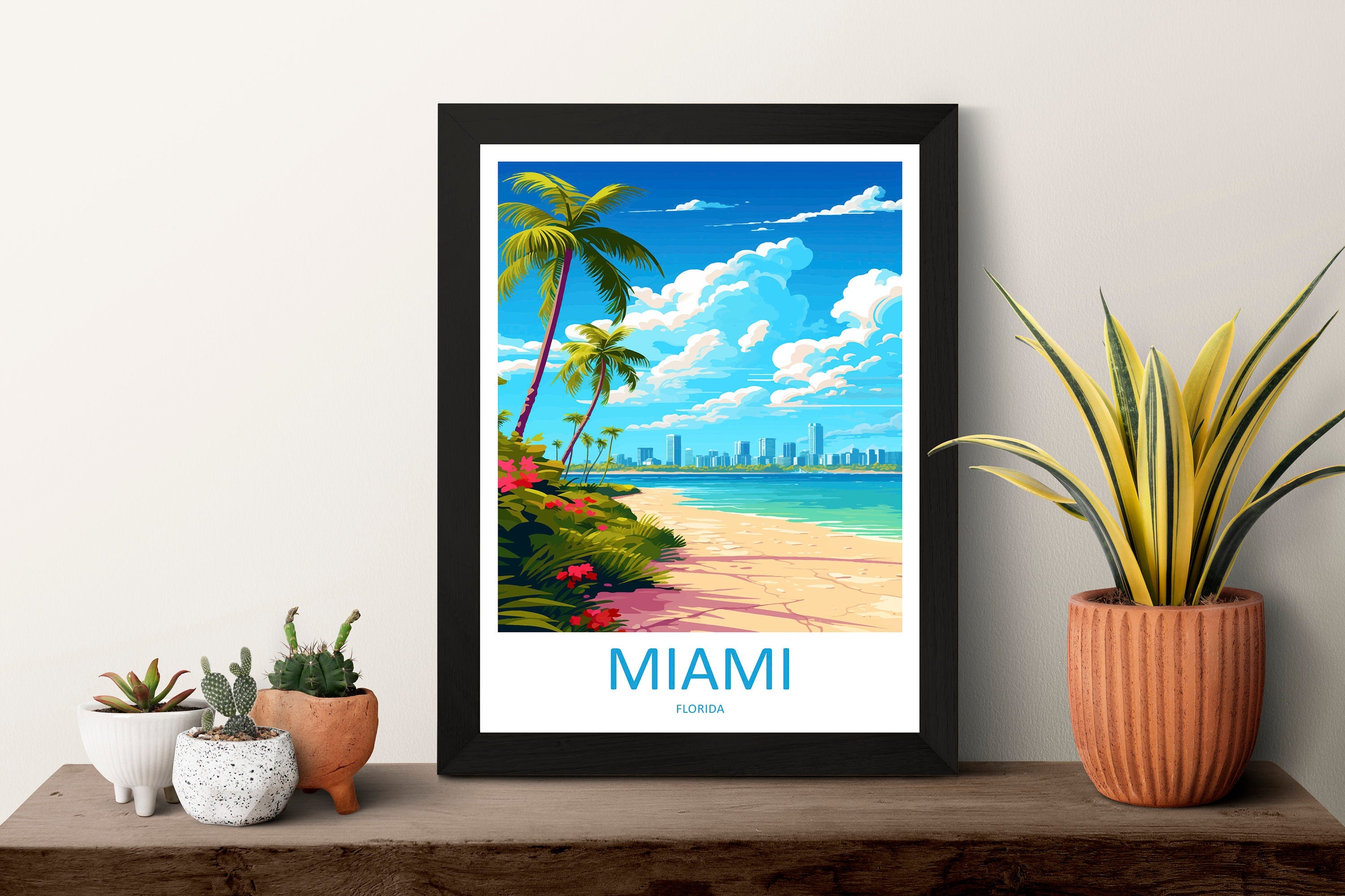 Miami Travel Print