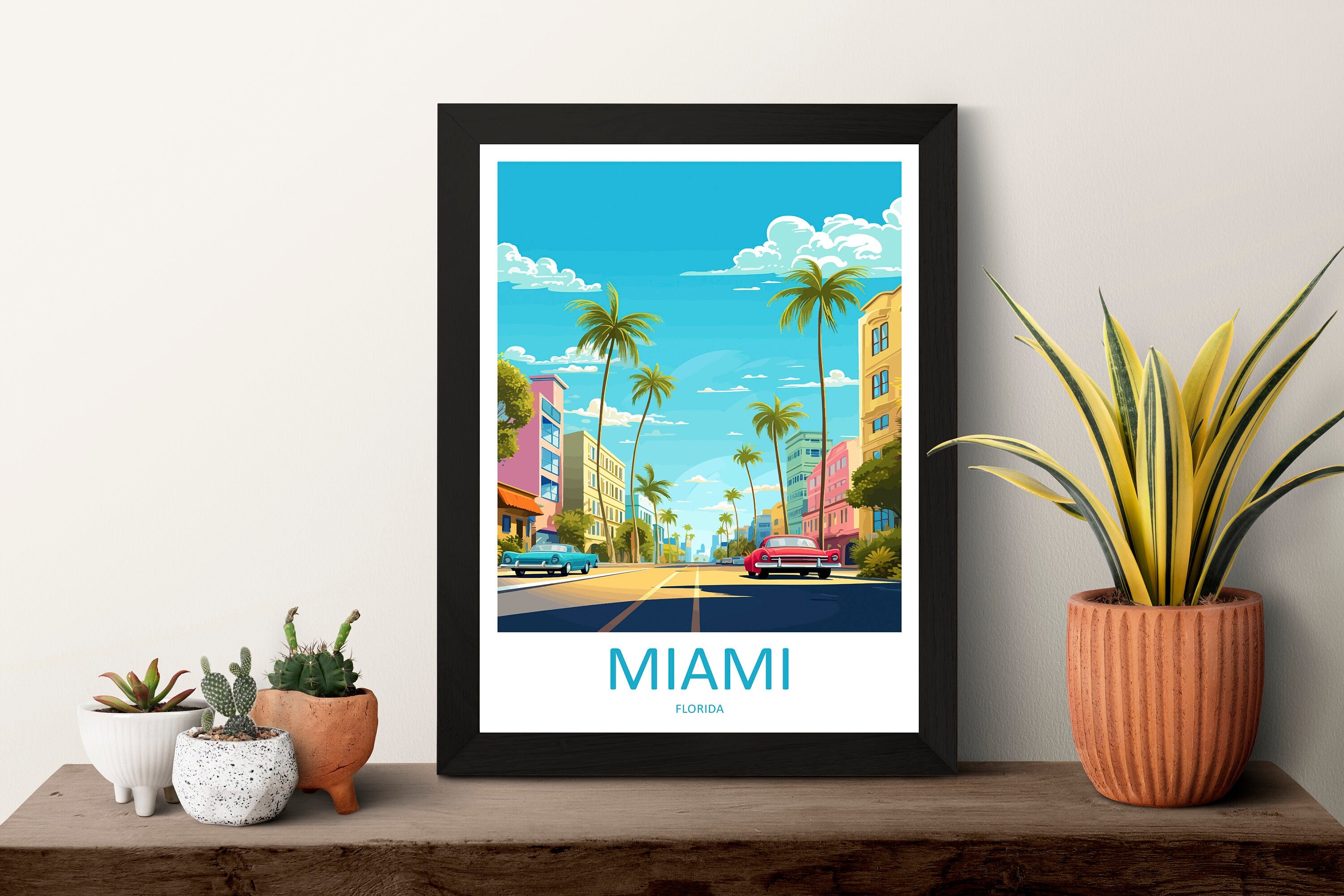 Miami Travel Print