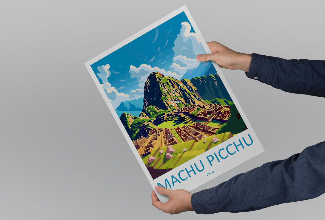 Machu Picchu Travel Print Wall Art Machu Picchu Wall Hanging Home Décor Machu Picchu Gift Art Lovers Peru Art Lover Gift Peru
