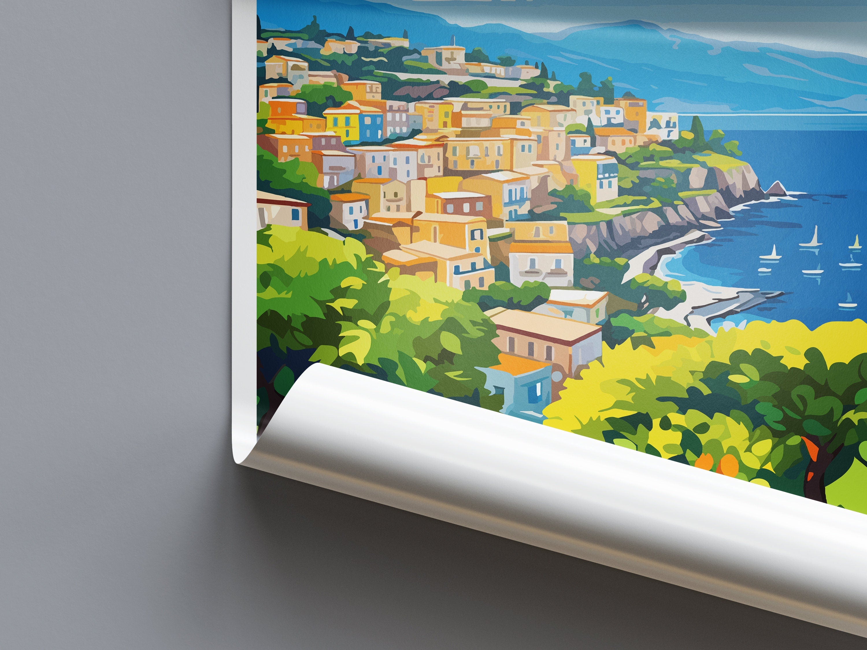 Sorrento Travel Print