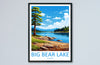 Big Bear Lake Travel Print