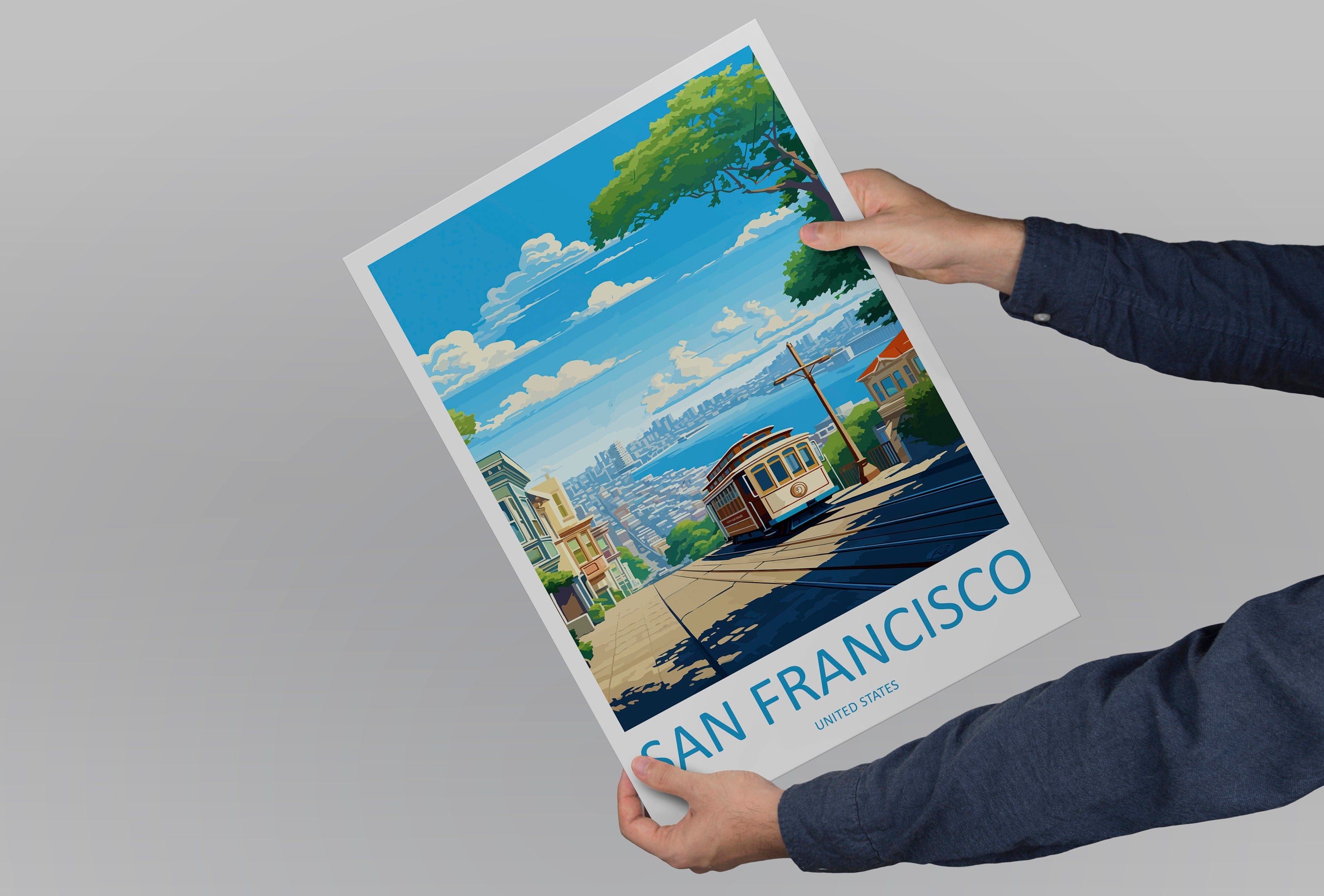 San Francisco Golden Gate Travel Print