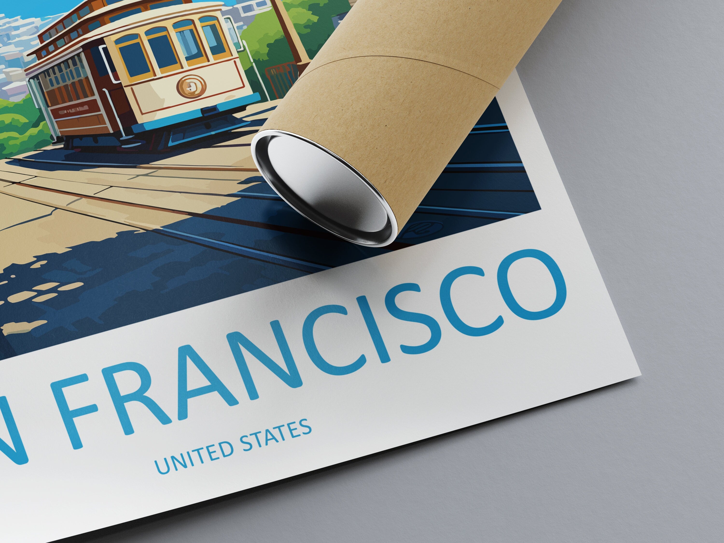 San Francisco Golden Gate Travel Print