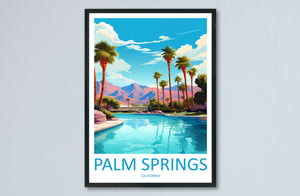 Palm Springs Travel Print