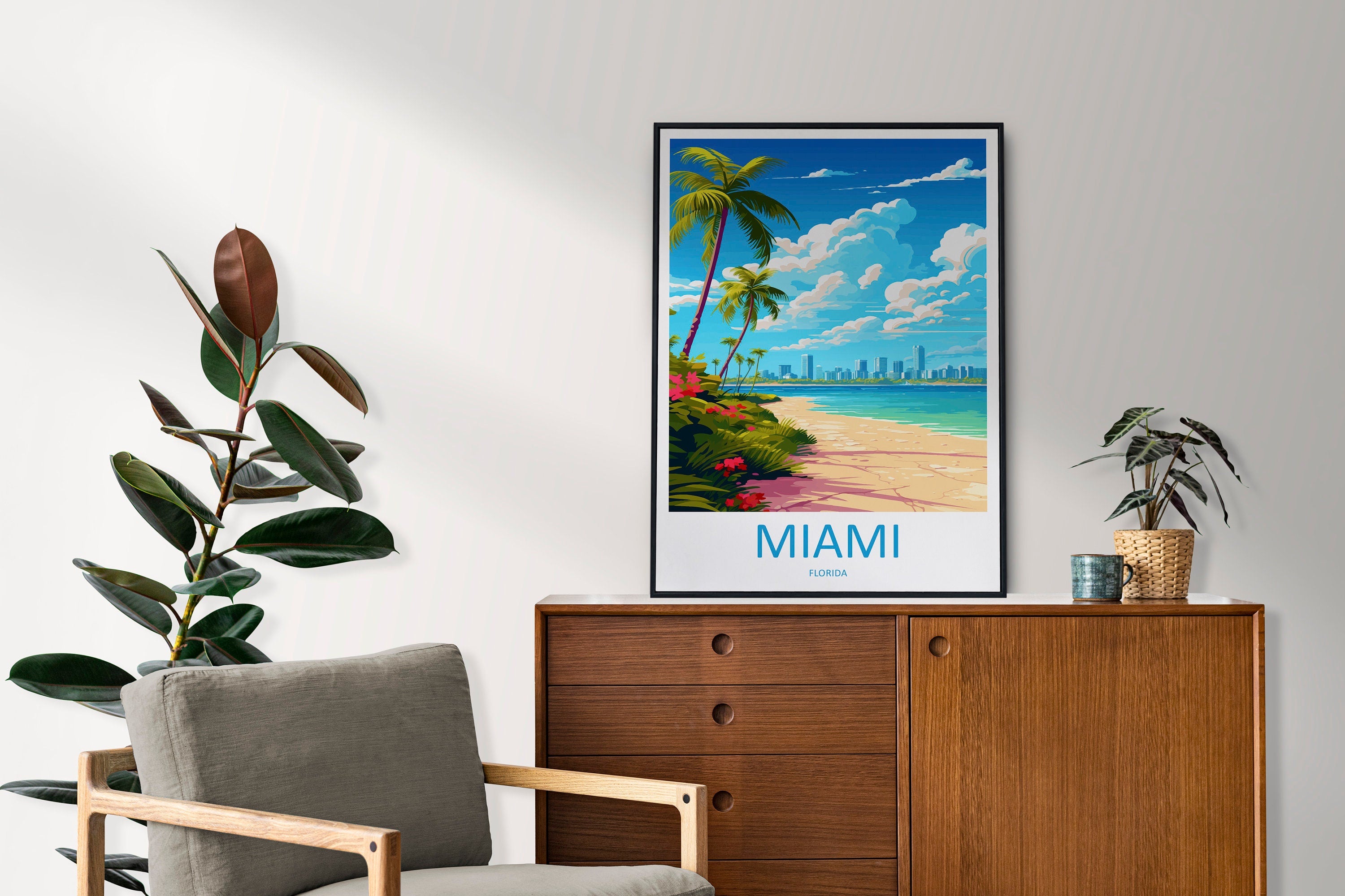 Miami Travel Print