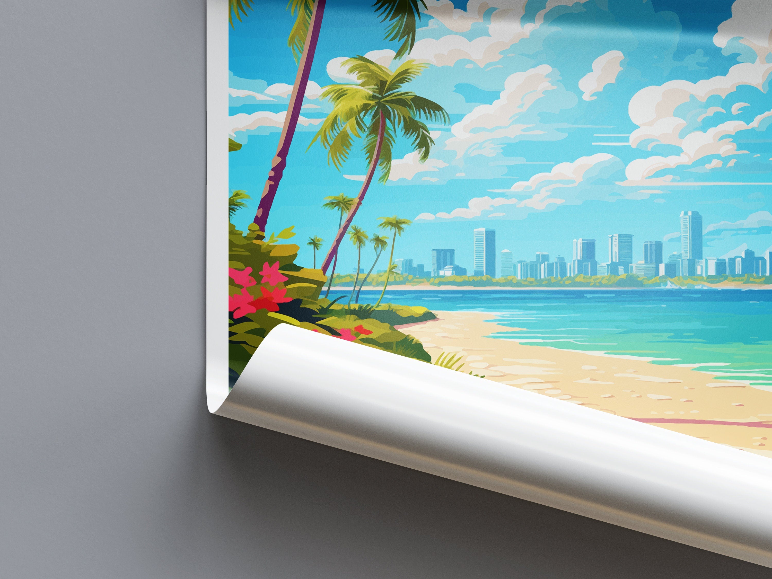 Miami Travel Print