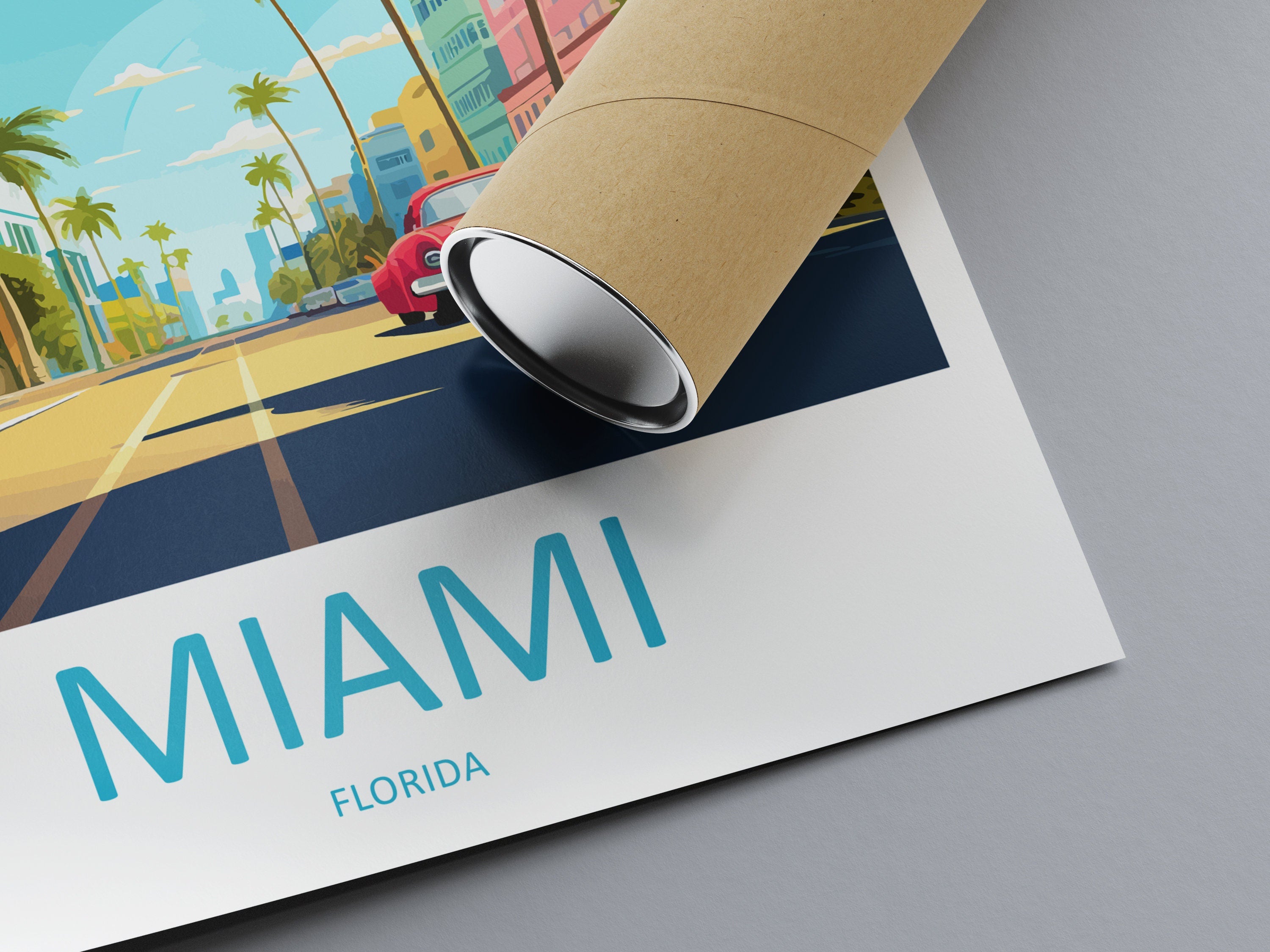 Miami Travel Print