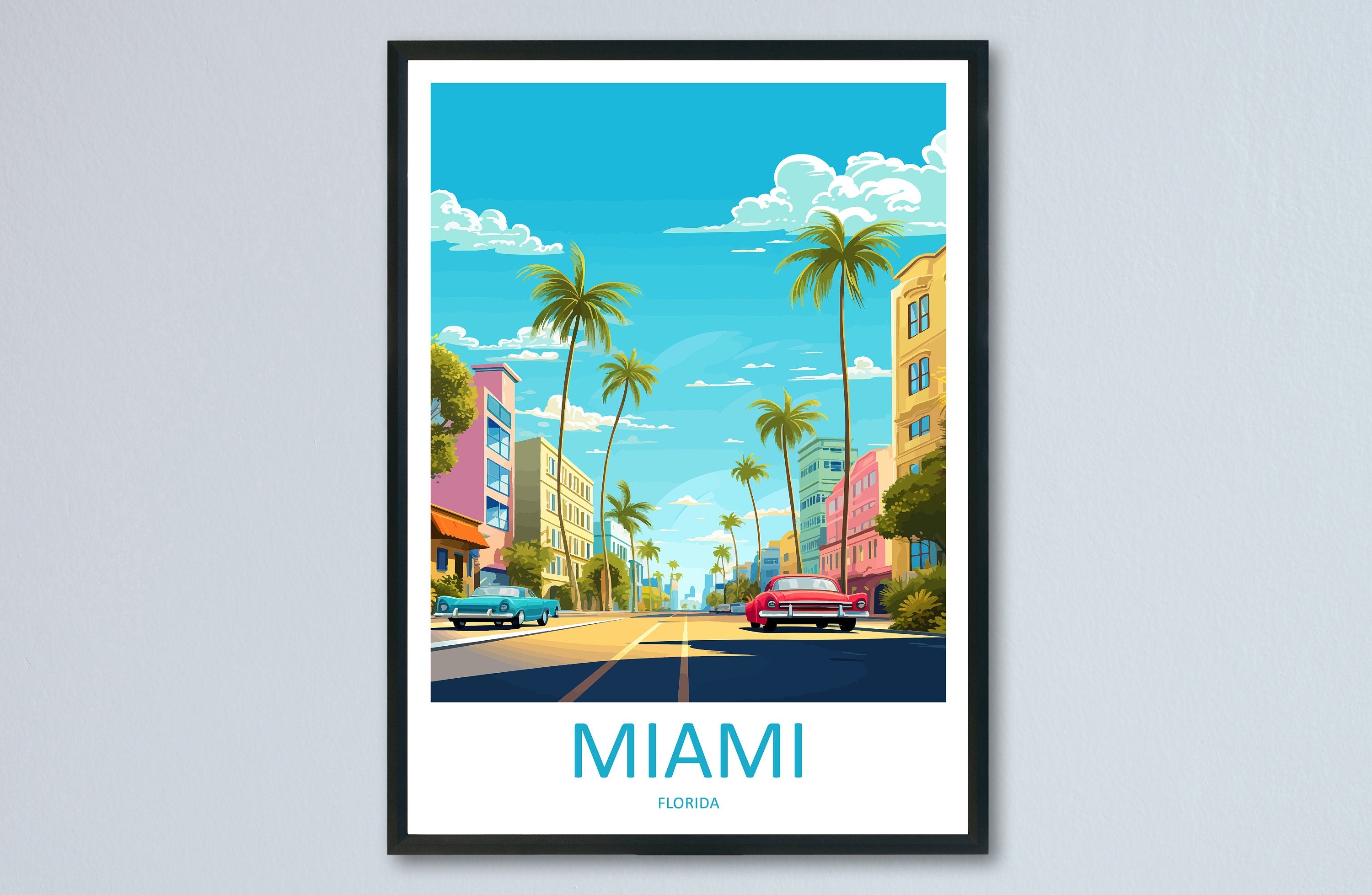 Miami Travel Print