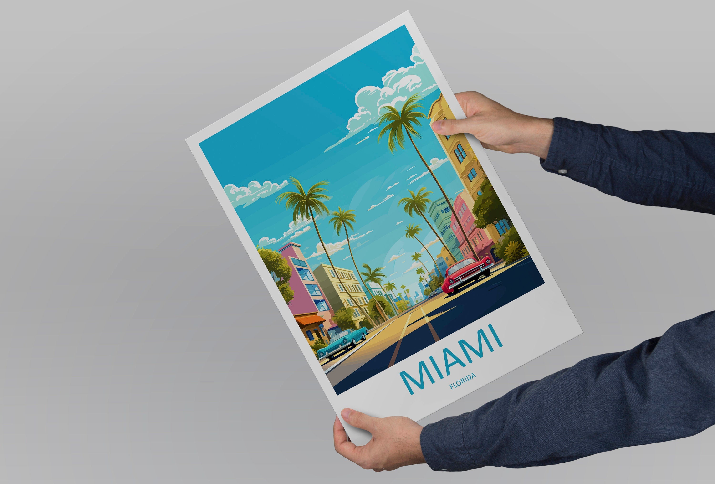 Miami Travel Print