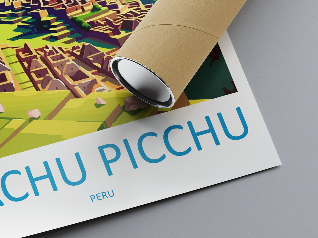 Machu Picchu Travel Print Wall Art Machu Picchu Wall Hanging Home Décor Machu Picchu Gift Art Lovers Peru Art Lover Gift Peru