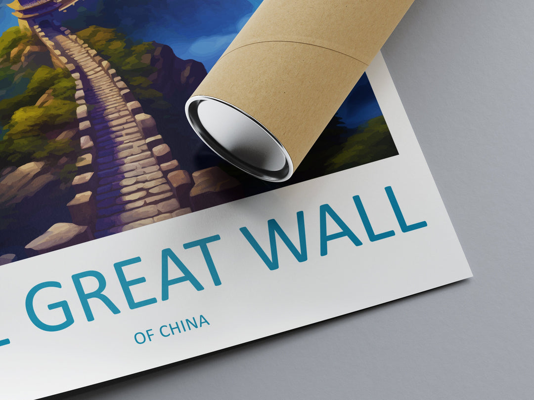 Great Wall of China Travel Print Wall Art Great Wall Wall Hanging Home Décor Great Wall Gift Art Lovers Wall Art China Travel Print Gift