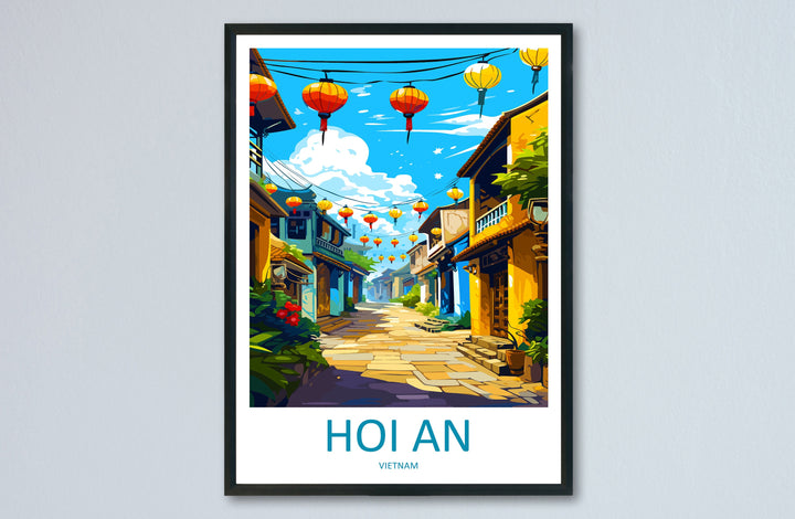 Hoi An Travel Print Wall Art Hoi An Wall Hanging Home Décor Hoi An Gift Art Lovers Vietnam Art Lover Gift Hoi An Wall Art For Vietnam Lover