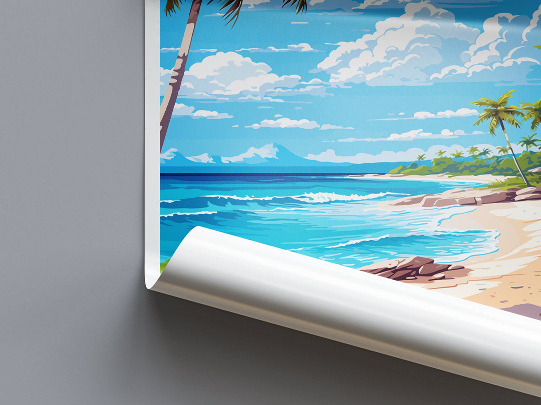 Turks and Caicos Islands Travel Print Wall Art Turks and Caicos Wall Hanging Home Décor Turks and Caicos Gift Art Lovers Wall Art Caribbean