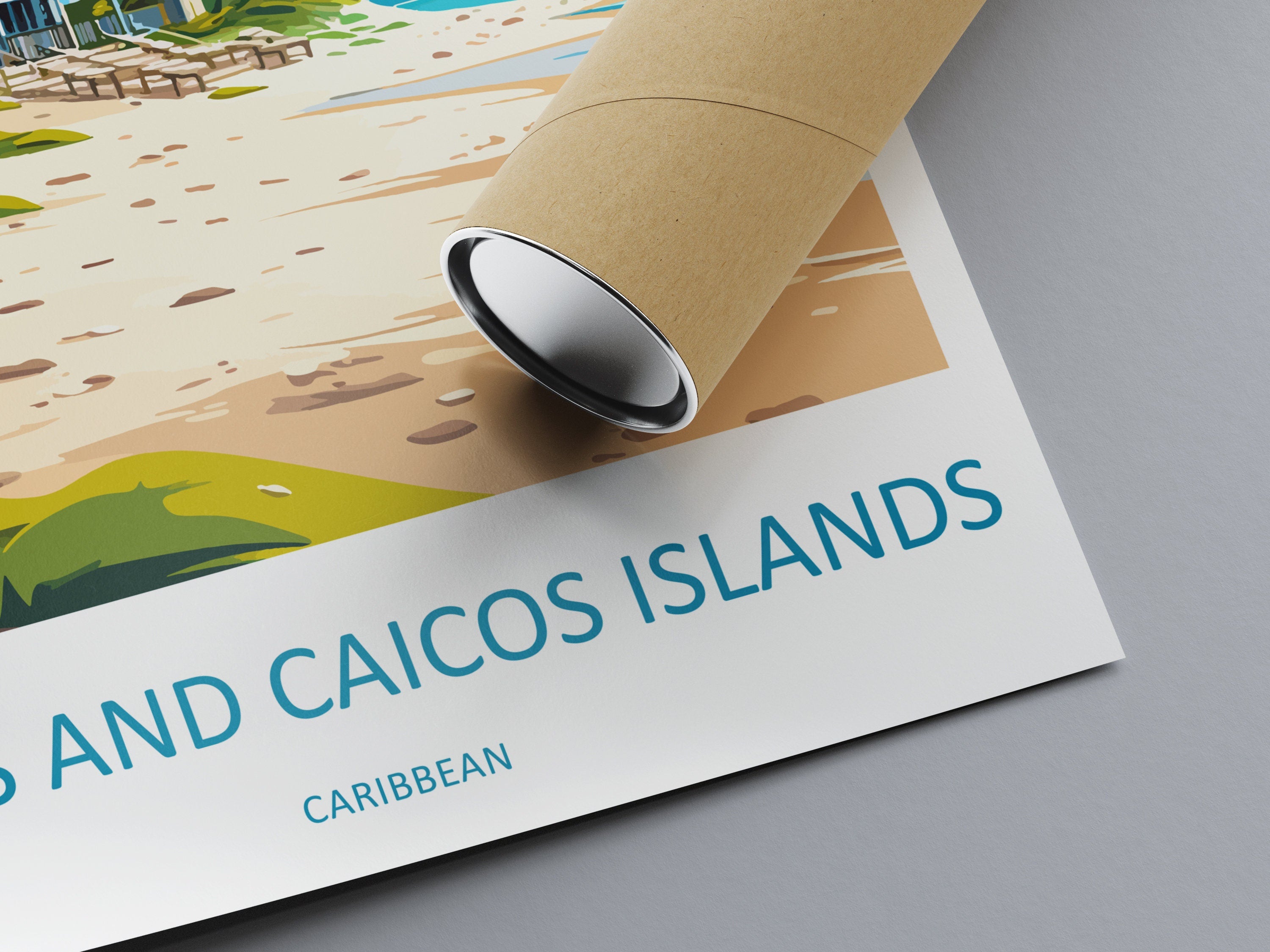 Turks and Caicos Islands Travel Print Wall Art Turks and Caicos Wall Hanging Home Décor Turks and Caicos Gift Art Lovers Wall Art Caribbean