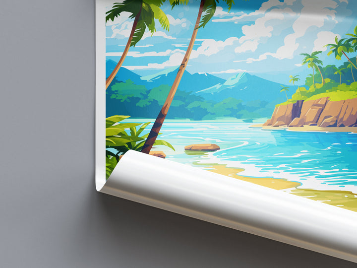 Dominican Republic Travel Print Wall Art Dominican Republic Wall Hanging Home Décor Dominican Republic Gift Art Lovers Wall Art Caribbean