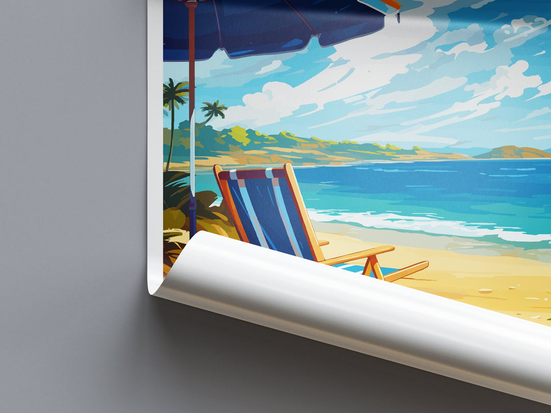 Dominican Republic Travel Print Wall Art Dominican Republic Wall Hanging Home Décor Dominican Republic Gift Art Lovers Wall Art Caribbean