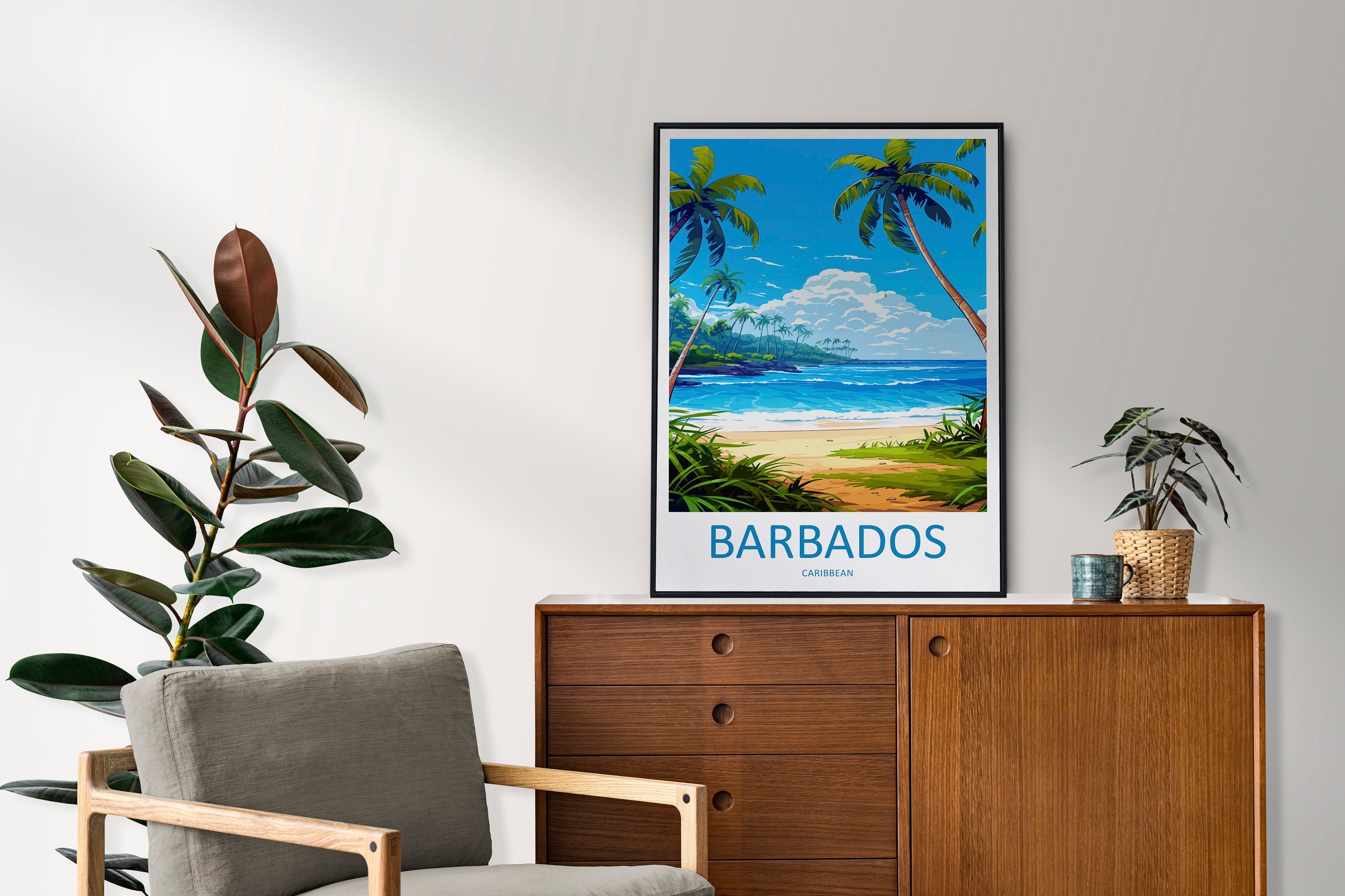 Barbados Travel Print