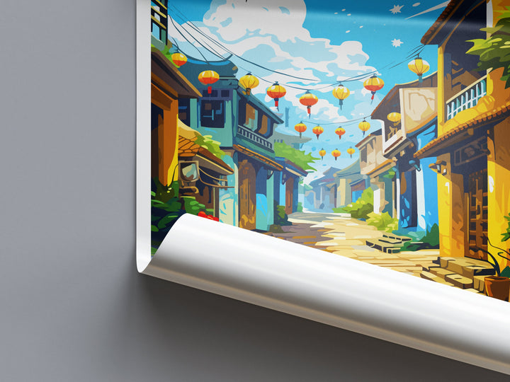 Hoi An Travel Print Wall Art Hoi An Wall Hanging Home Décor Hoi An Gift Art Lovers Vietnam Art Lover Gift Hoi An Wall Art For Vietnam Lover