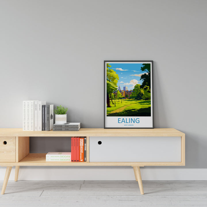 Ealing Travel Print Wall Art Ealing Wall Hanging Home Décor Ealing Gift Art Lovers England Art Lover Gift London Travel Gift