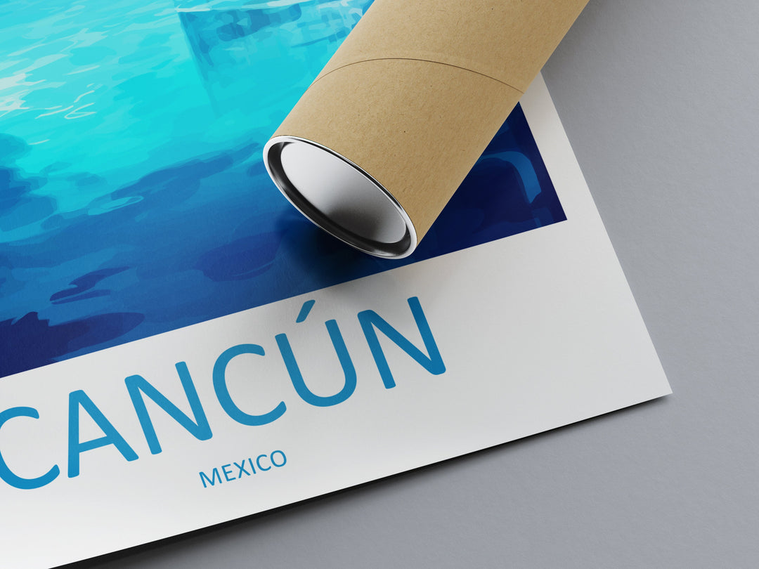 Cancun Travel Print Wall Art Cancun Wall Hanging Home Decoration Cancun Gift Art Lovers Wall Art Print Art Cancun Wall Hanging Poster Decor