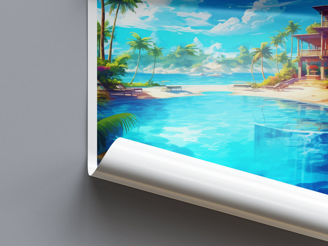 Cancun Travel Print Wall Art Cancun Wall Hanging Home Decoration Cancun Gift Art Lovers Wall Art Print Art Cancun Wall Hanging Poster Decor