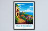 Puerto Rico Travel Print Wall Art Puerto Rico Wall Hanging Home Décor Puerto Rico Gift Art Lovers Wall Art Caribbean Travel Print Poster