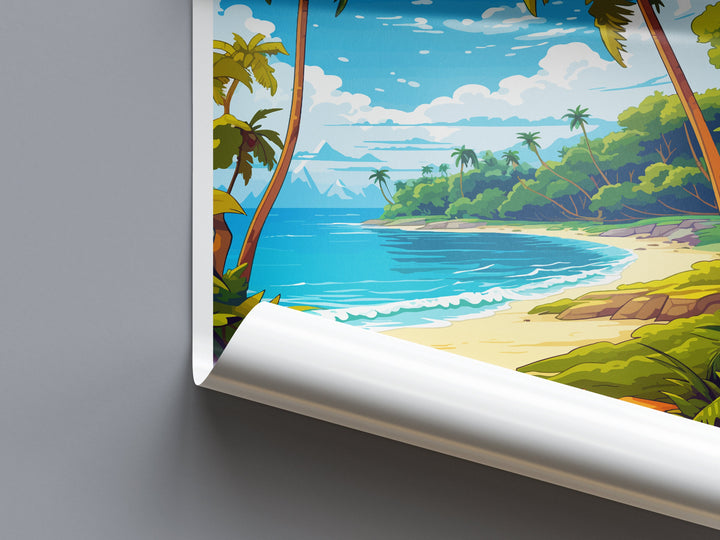Jamaica Travel Print Wall Art Jamaica Wall Hanging Home Décor Jamaica Gift Art Lovers Wall Art Caribbean Travel Print Poster Gift