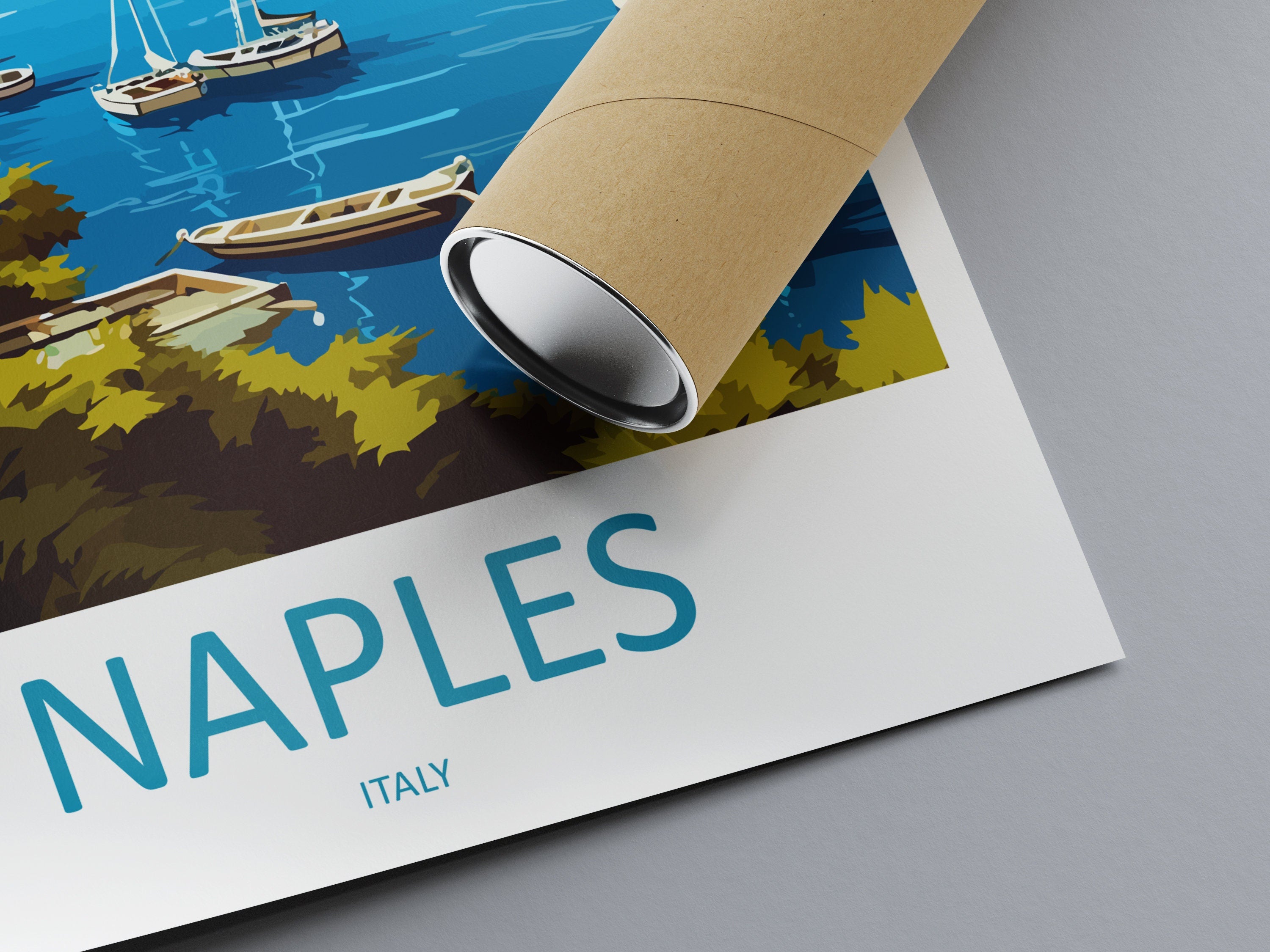 Naples Travel Print