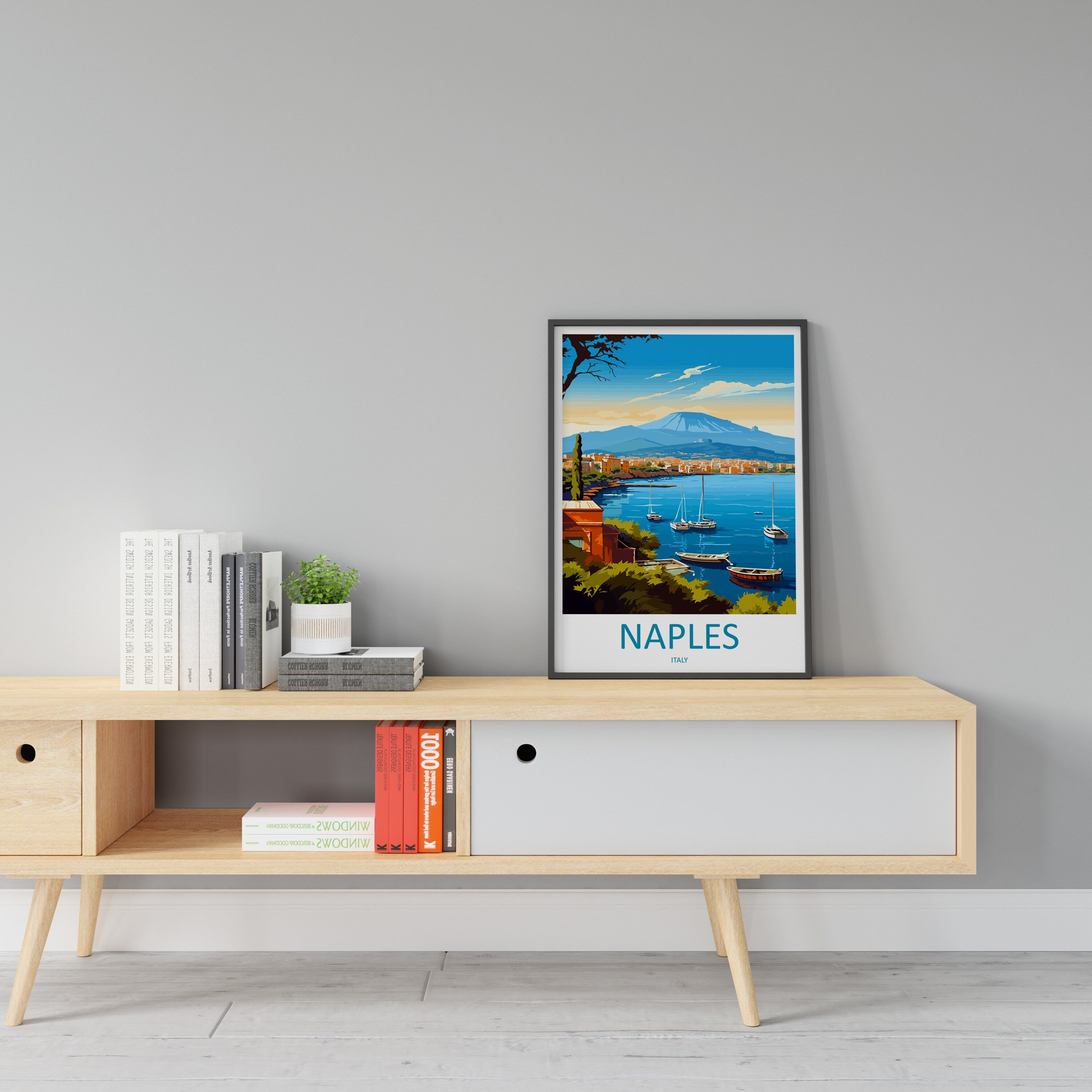 Naples Travel Print