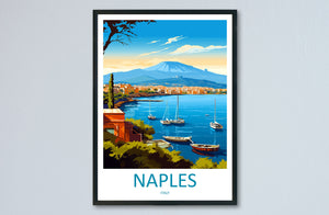 Naples Travel Print