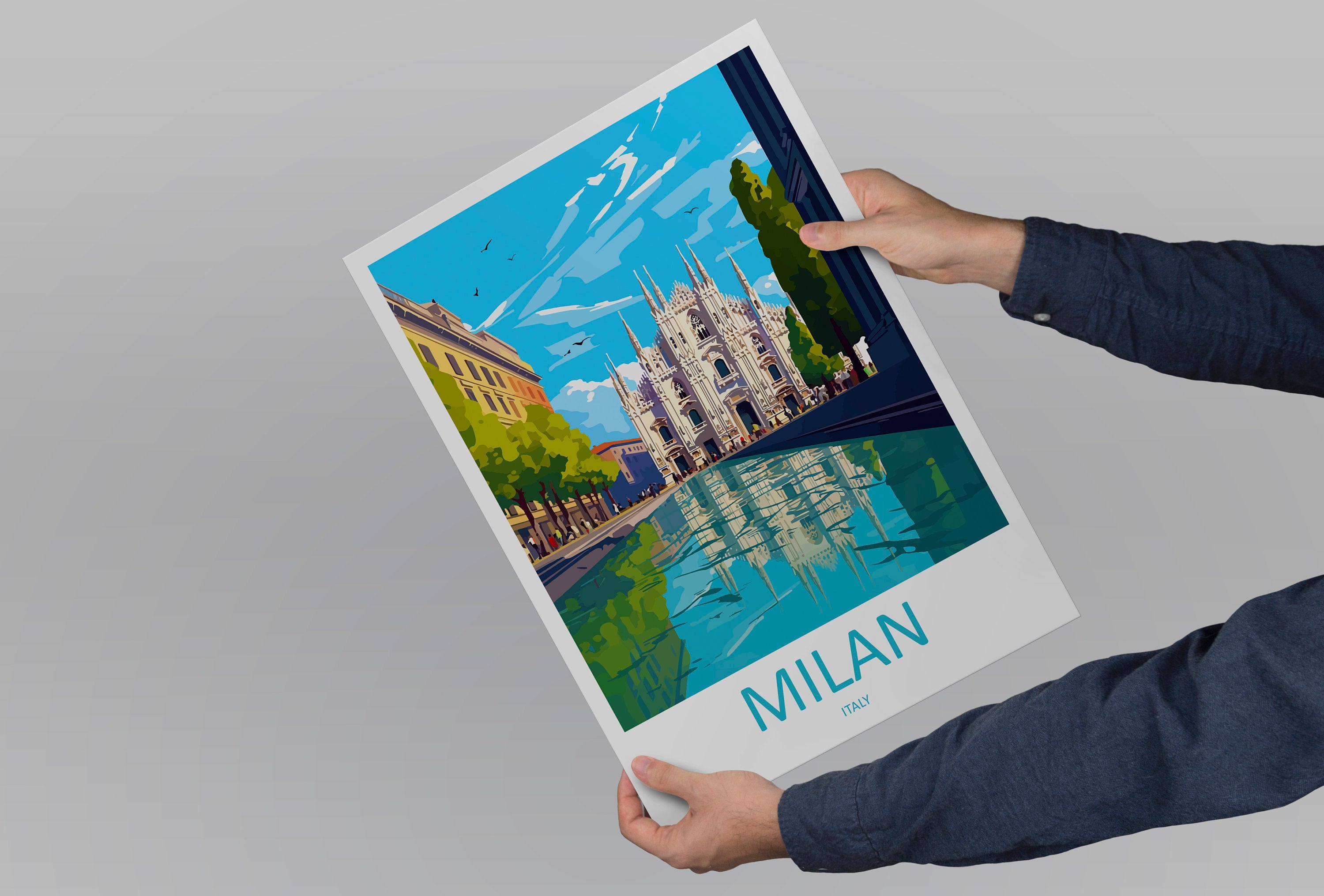 Milan Travel Print