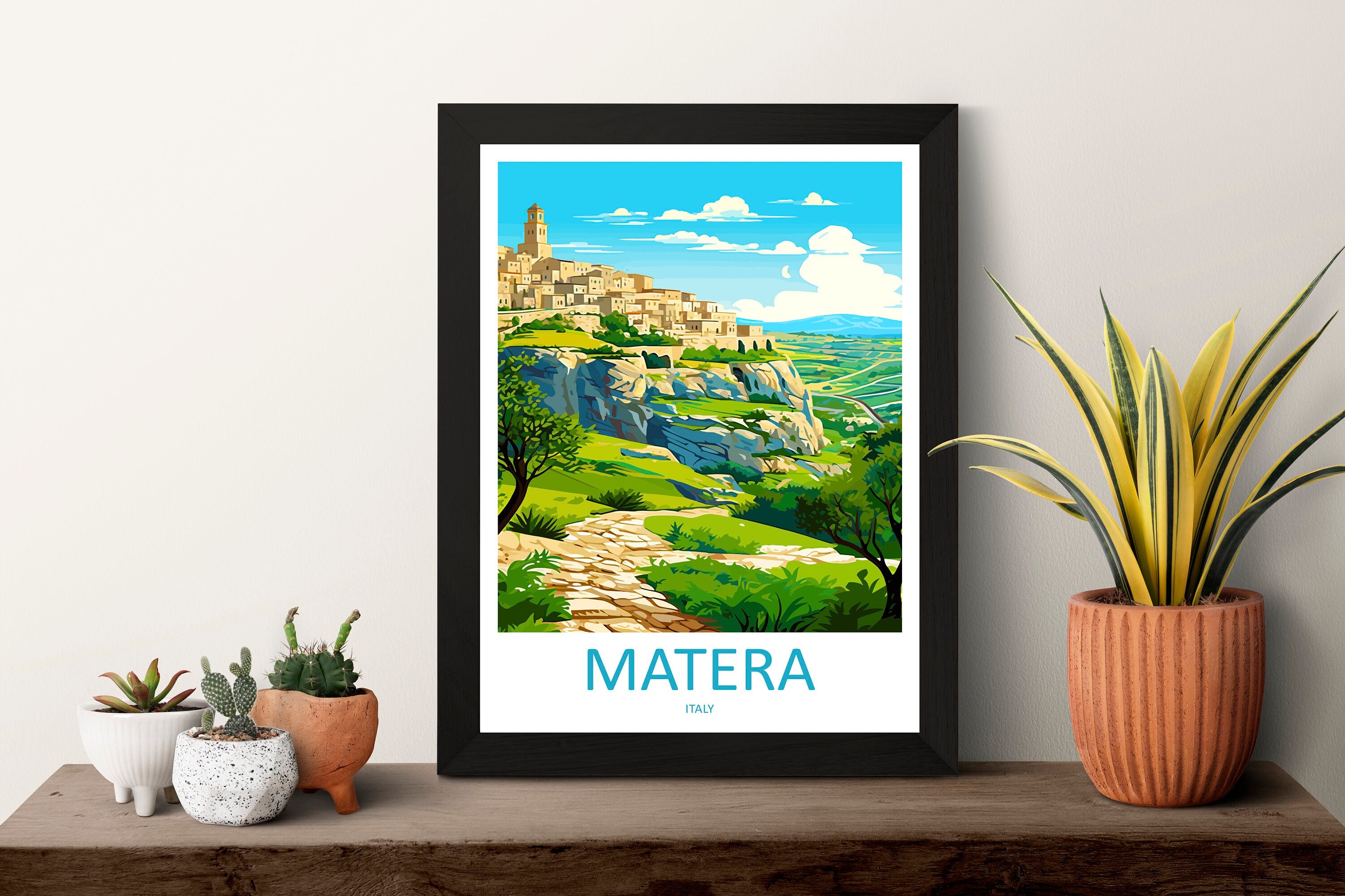 Matera Travel Print