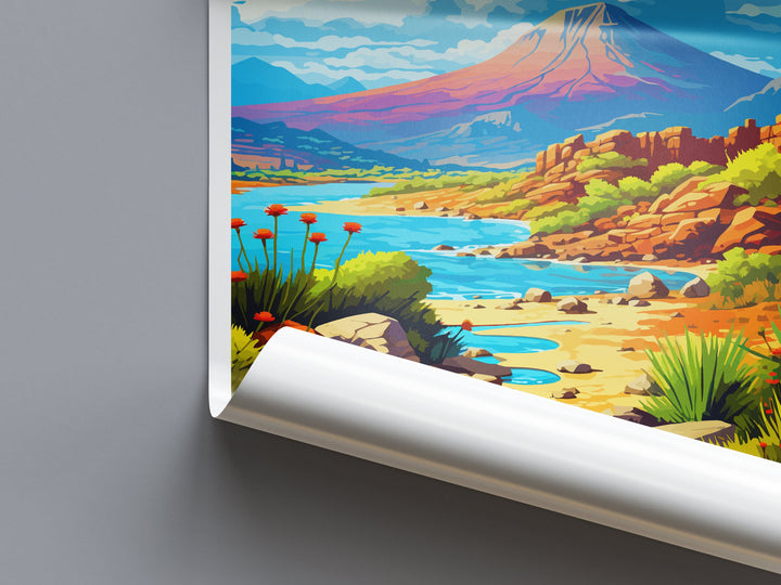 Tenerife Travel Print Wall Art Tenerife Wall Hanging Home Décor Tenerife Gift Art Lovers Spain Art Lover Gift Tenerife Print Spain Wall Art