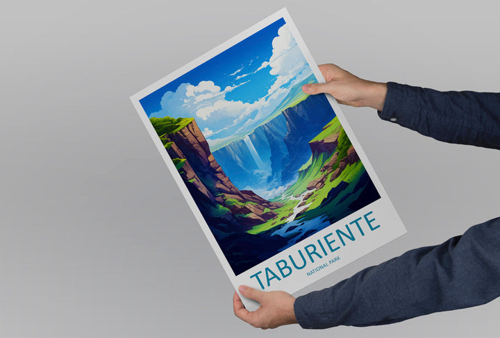 Taburiente Travel Print Wall Art Taburiente Wall Hanging Home Décor Taburiente Gift Art Lovers Spain Art Lover Gift Taburiente Wall Décor