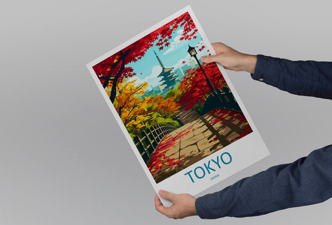 Japan Travel Print Wall Art Japan Wall Hanging Home Décor Japan Gift Art Lovers Tokyo Art Lover Gift Tokyo Travel Gift