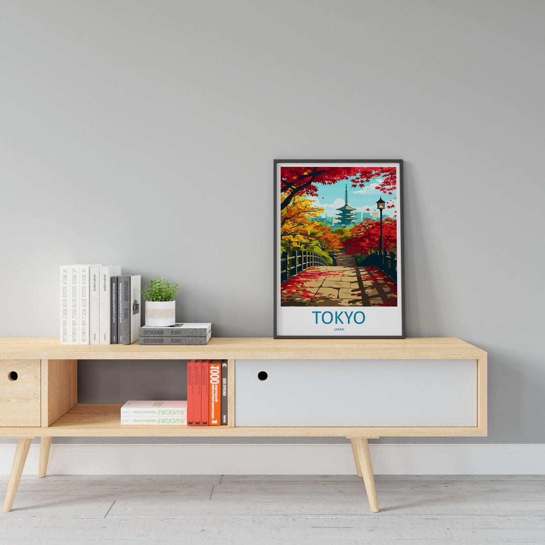 Japan Travel Print Wall Art Japan Wall Hanging Home Décor Japan Gift Art Lovers Tokyo Art Lover Gift Tokyo Travel Gift
