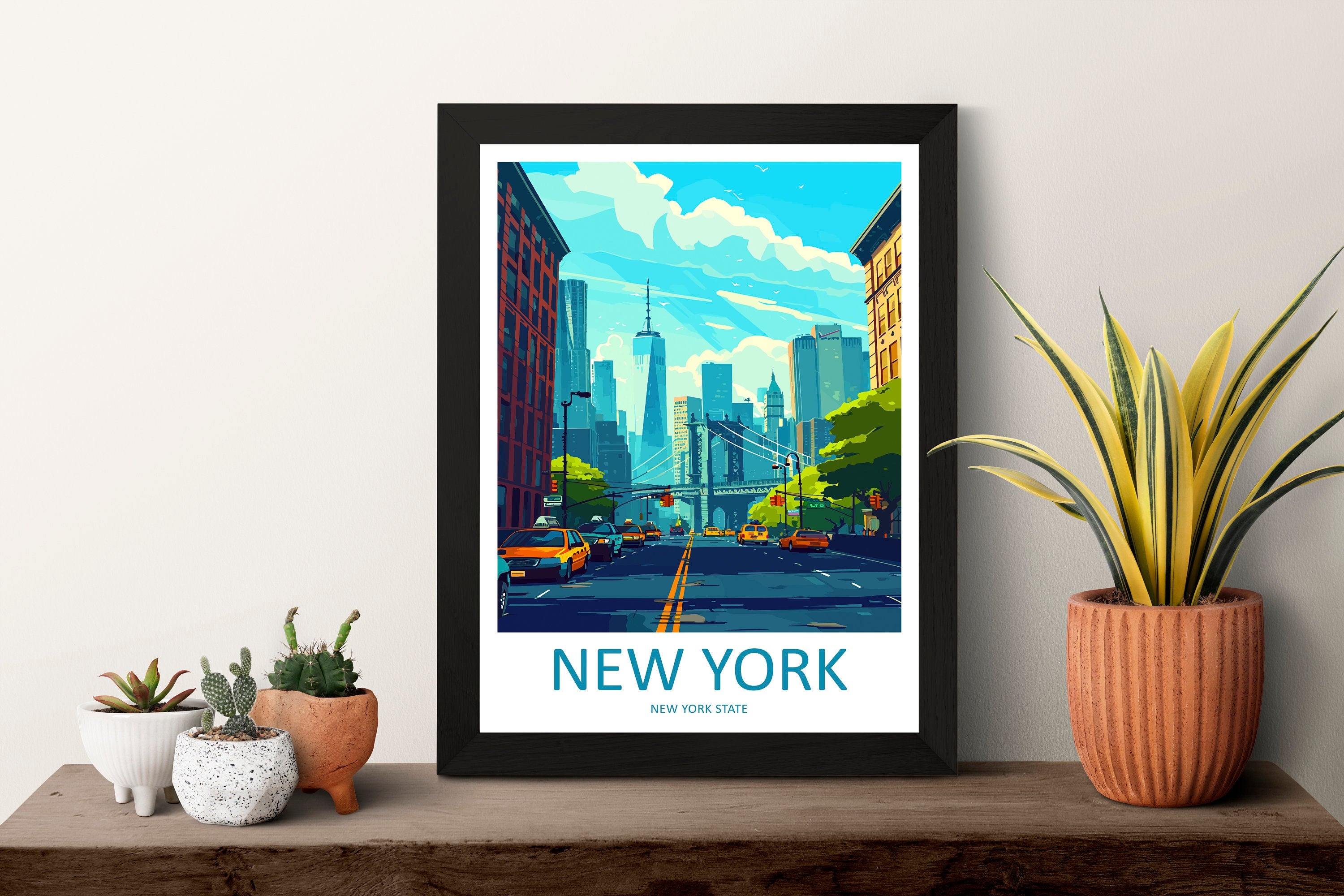 New York Travel Print