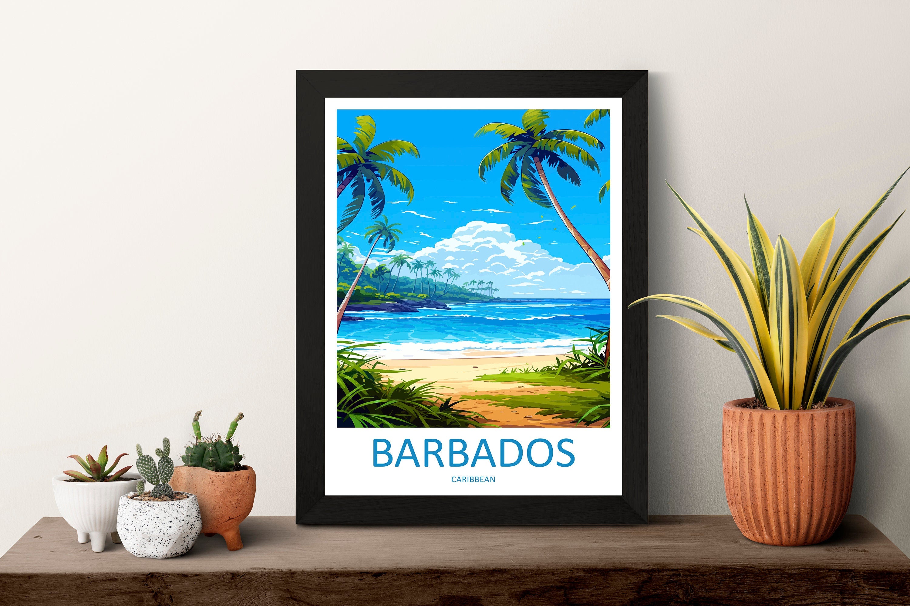 Barbados Travel Print