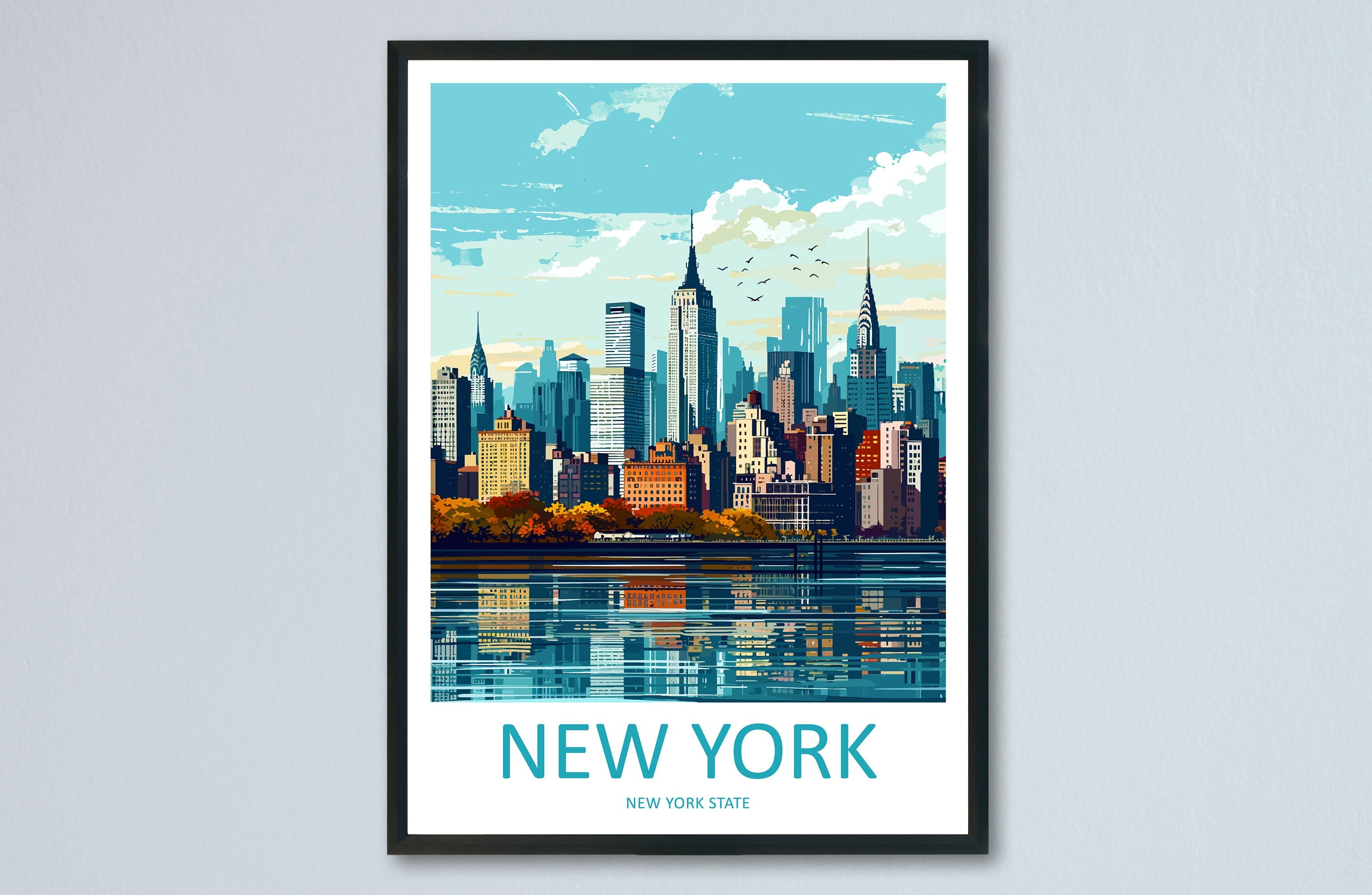 New York Travel Print