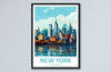 New York Travel Print