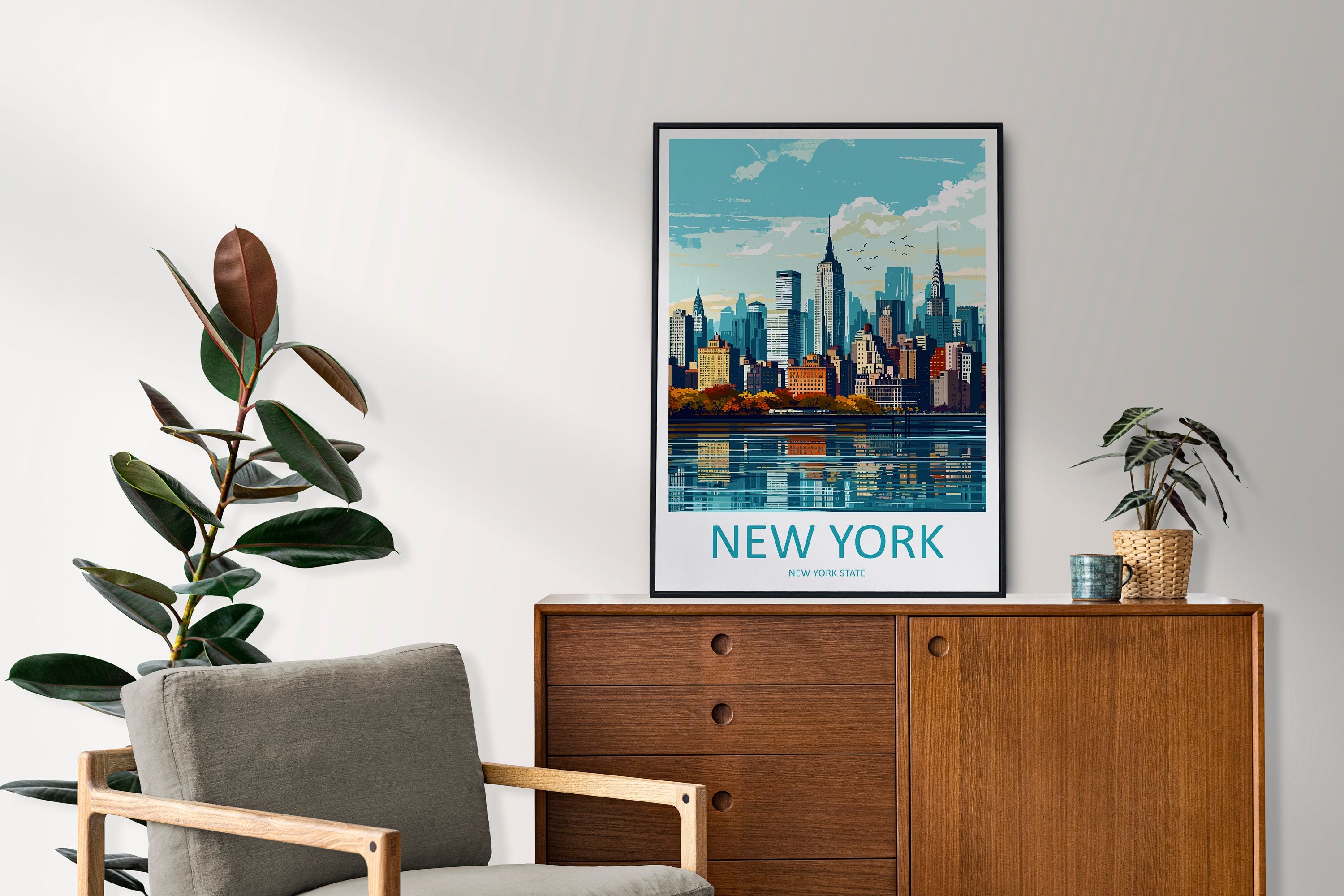 New York Travel Print