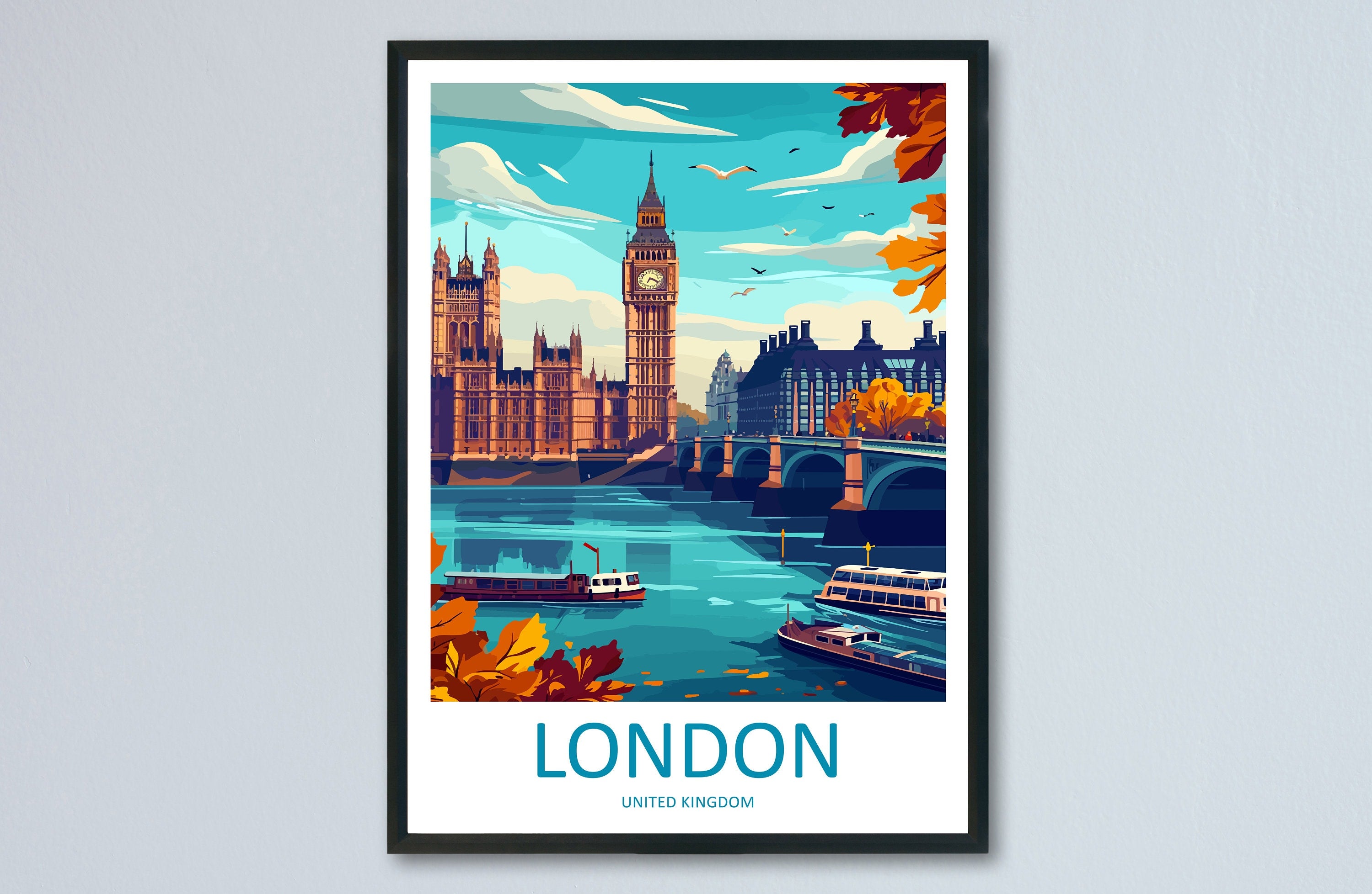 London Travel Print