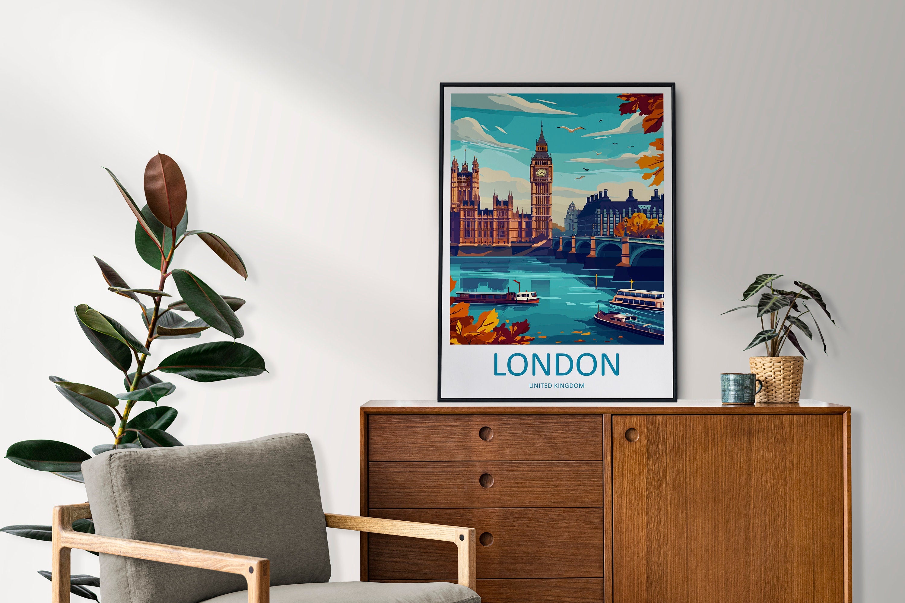 London Travel Print