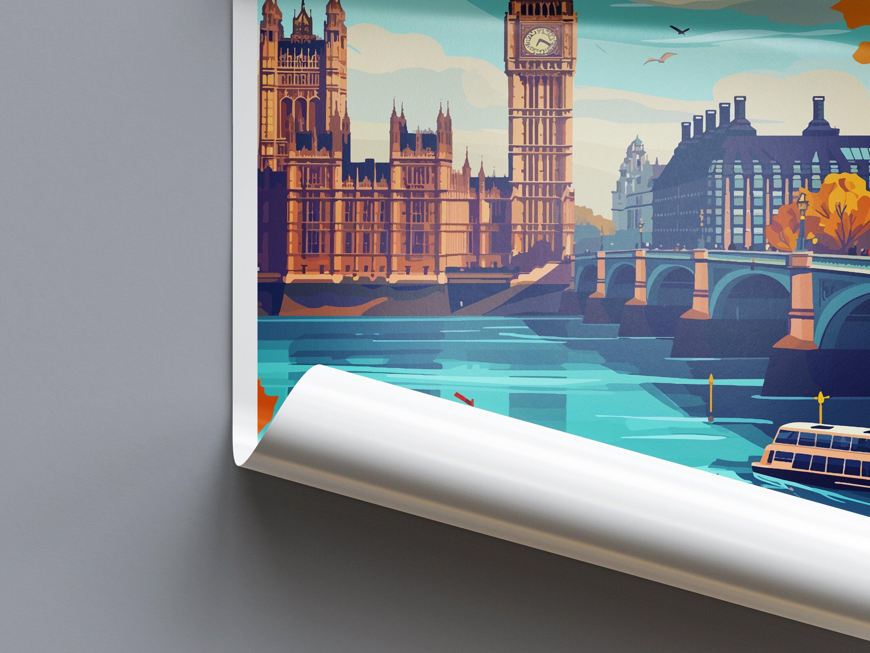 London Travel Print