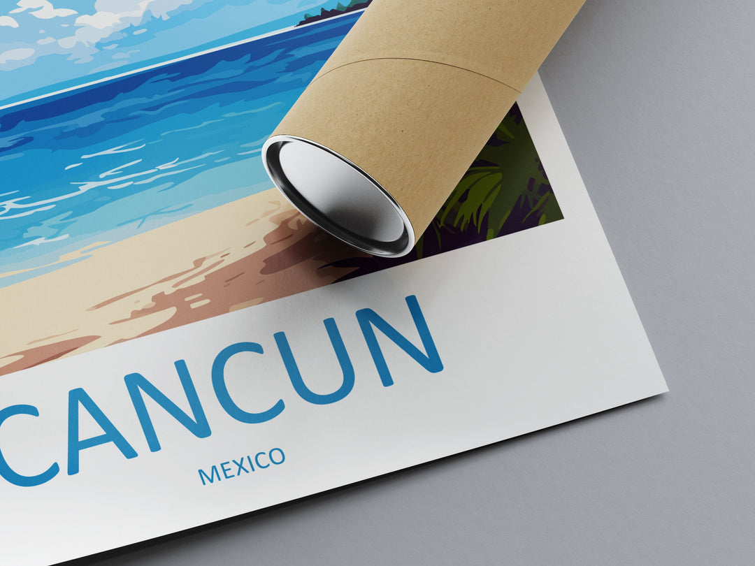 Cancun Travel Print Wall Art Cancun Wall Hanging Home Decoration Cancun Gift Art Lovers Wall Art Print Art Cancun Wall Hanging Poster Decor