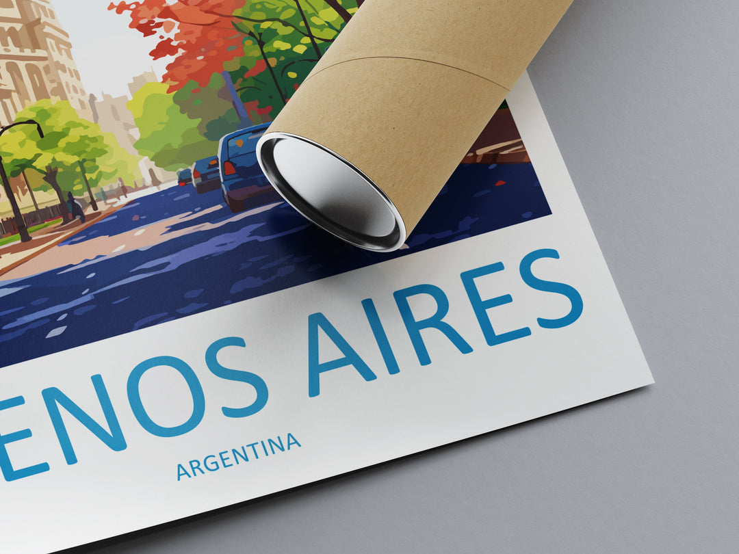 Buenos Aires Travel Print Wall Art Buenos Aires Wall Hanging Home Décor Buenos Aires Gift Art Lovers Argentina Art Lover Gift Buenos Aires
