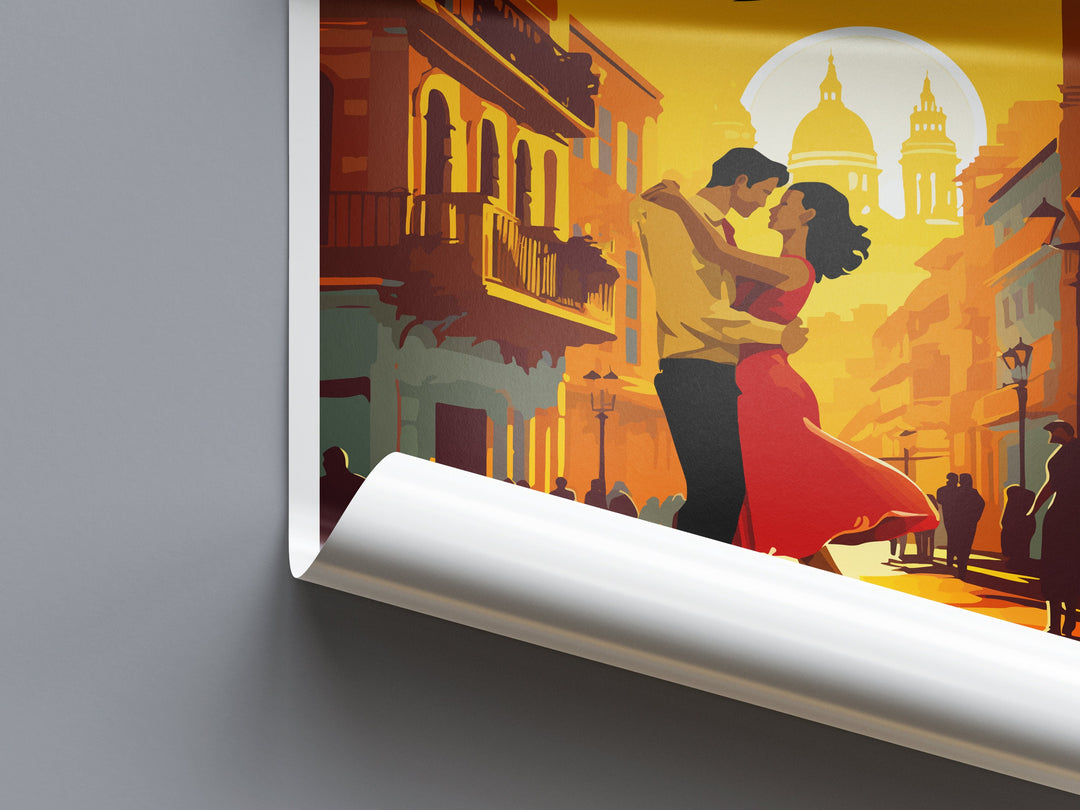 Buenos Aires Travel Print Wall Art Buenos Aires Wall Hanging Home Décor Buenos Aires Gift Art Lovers Argentina Art Lover Gift Buenos Aires