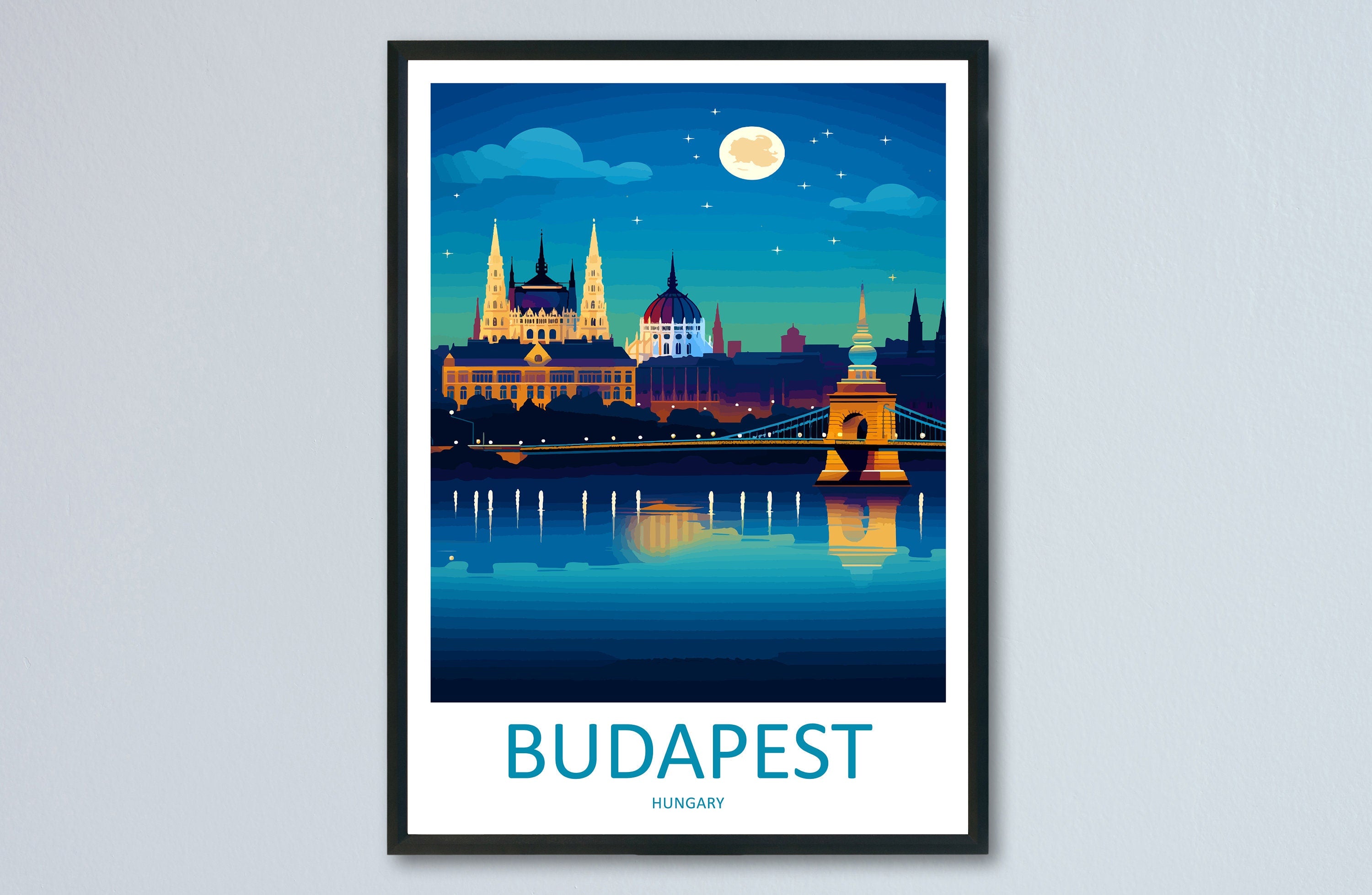 Budapest Travel Print