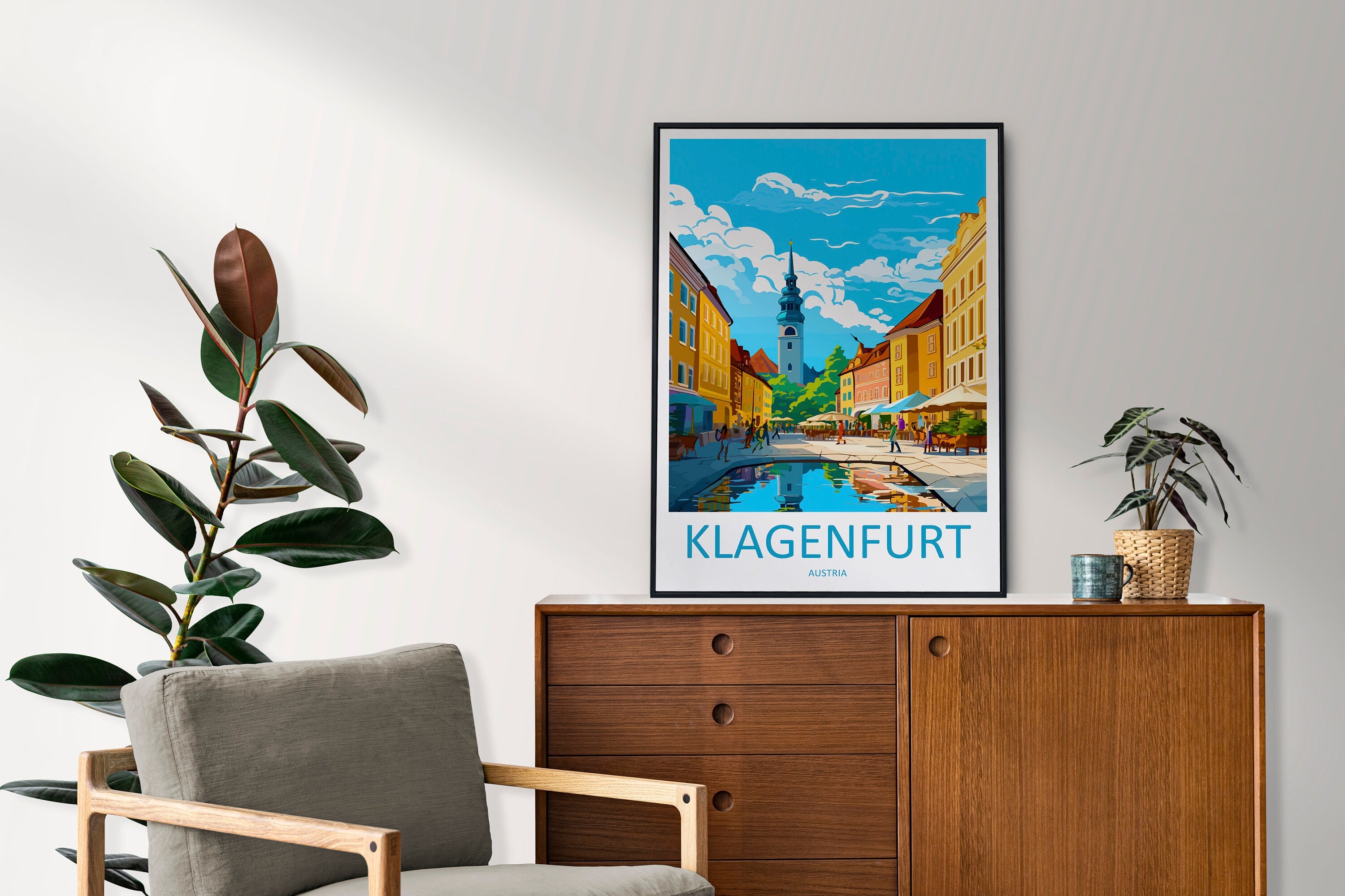 Klagenfurt Travel Print